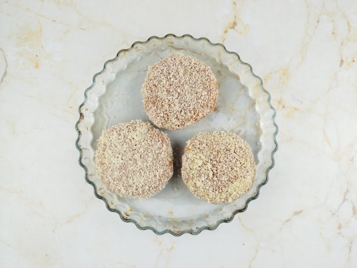 Hambúrgueres saídos da air fryer.