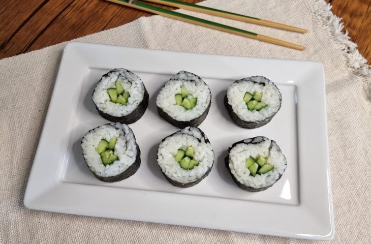 Hossomaki de pepino