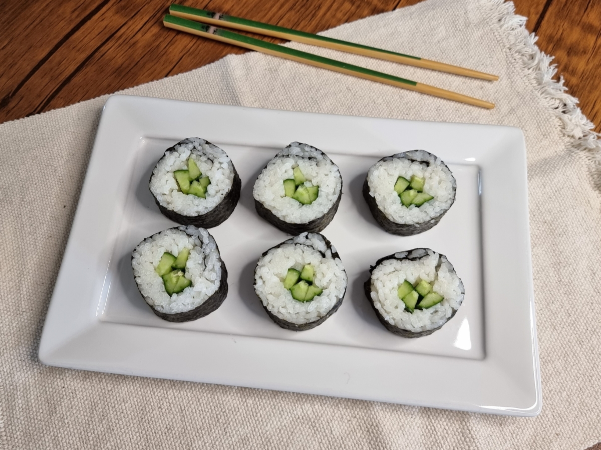 Hossomaki de pepino