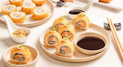 Hot roll de salmão