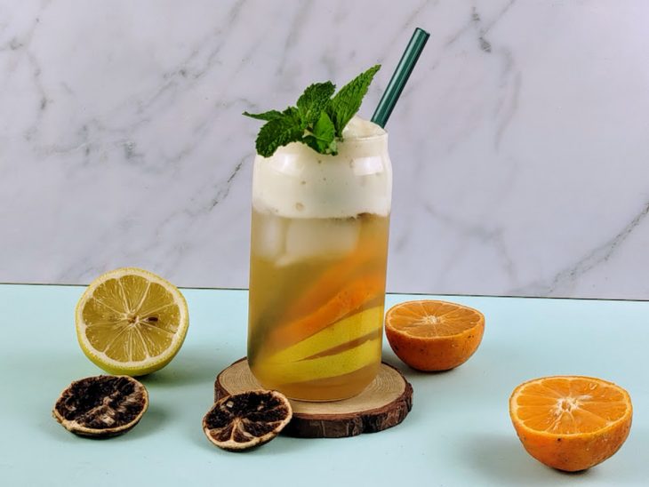 Bebida pronta para consumo.