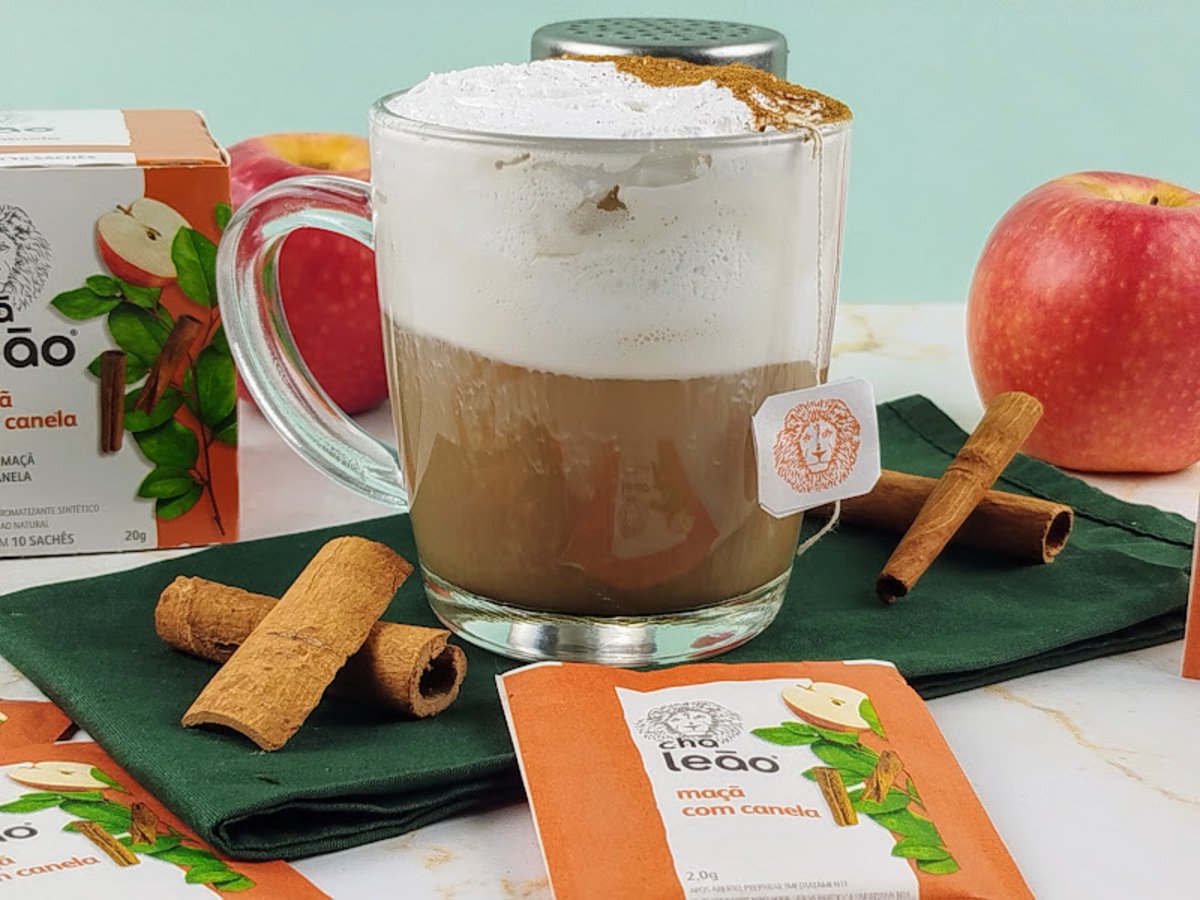Irish tea de maçã e canela