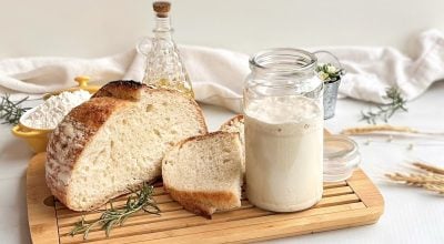 Isca de fermento natural para pães