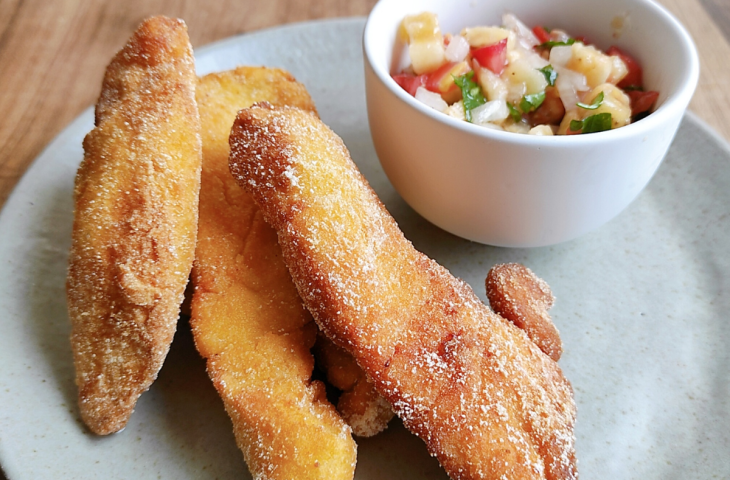 Iscas de frango crocantes
