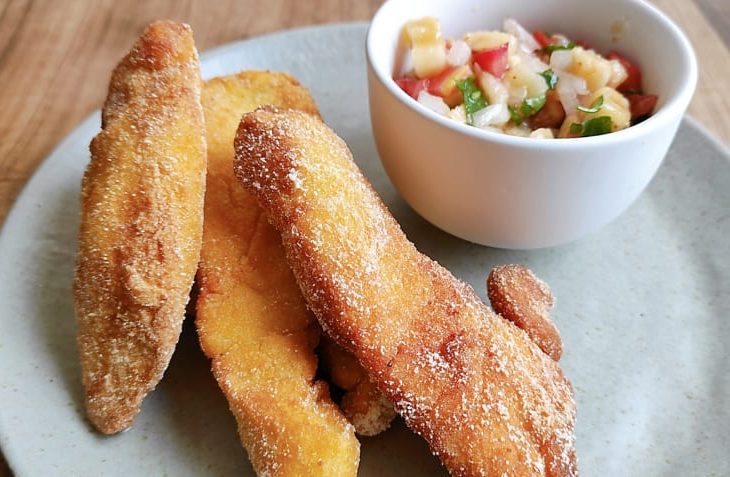 Iscas de frango crocantes