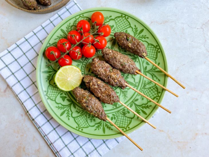 Kafta na air fryer pronta.