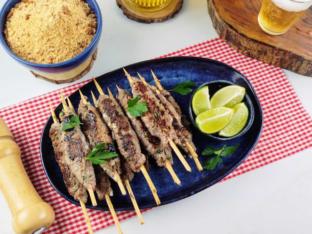 Kafta no espeto