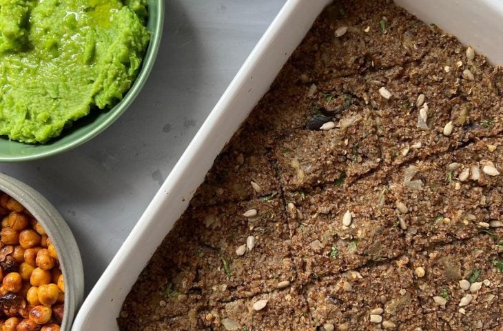 Kibe de berinjela ao forno