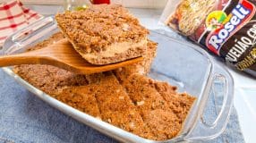 Kibe de forno recheado com requeijão