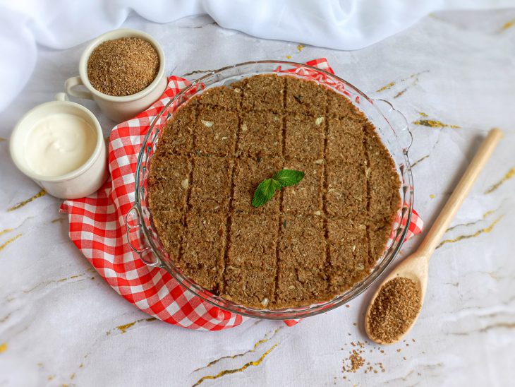kibe de forno finalizado na assadeira.