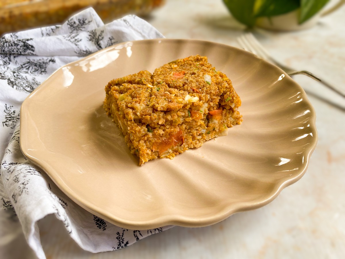Kibe de forno vegetariano