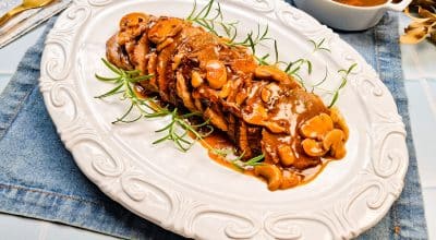 Lagarto ao molho madeira na panela de pressão
