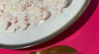 Lagosta ao champagne