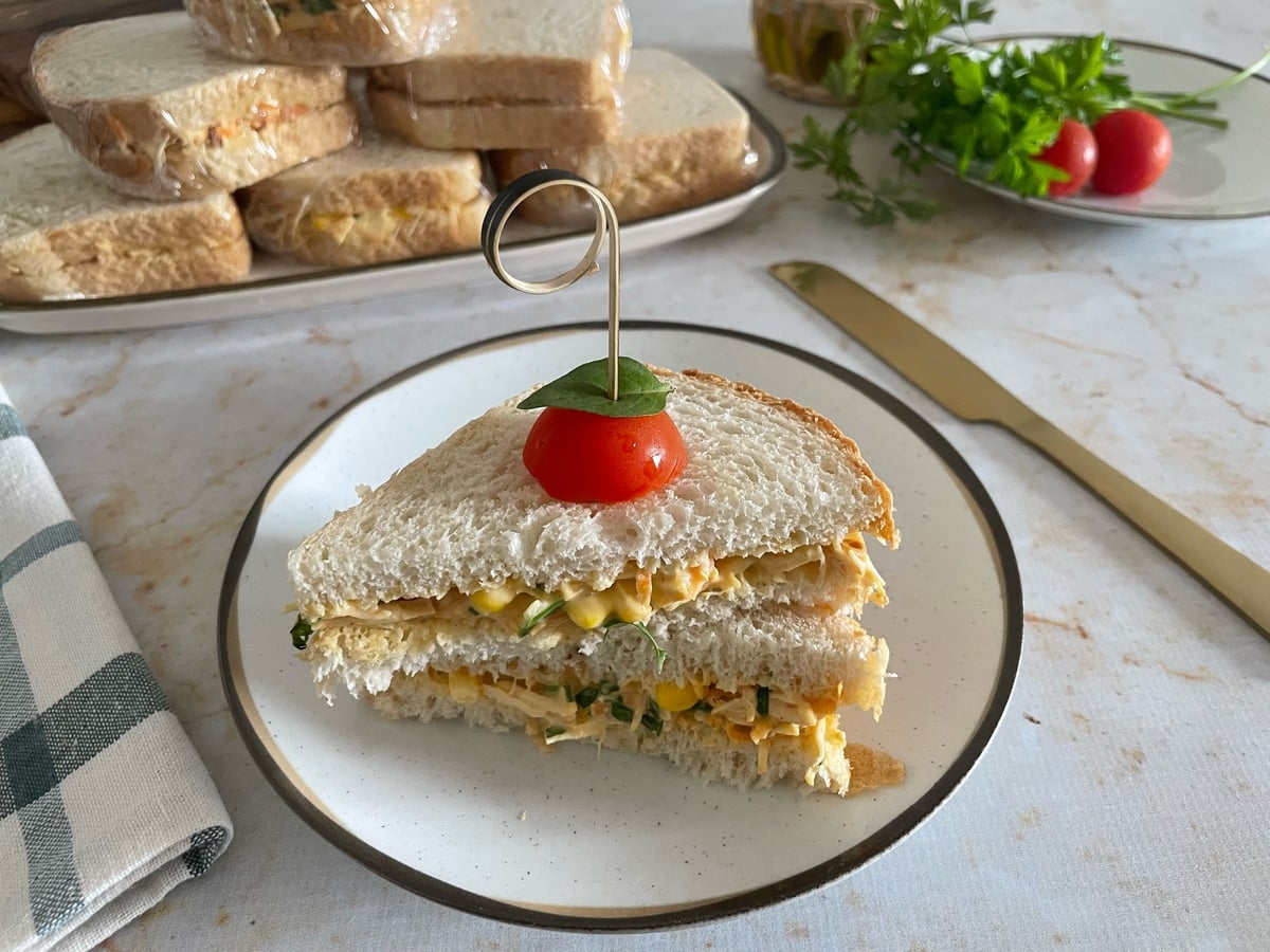 Lanche natural de frango