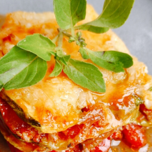 Lasanha de abobrinha com carne moída