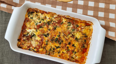 Lasanha de berinjela low carb
