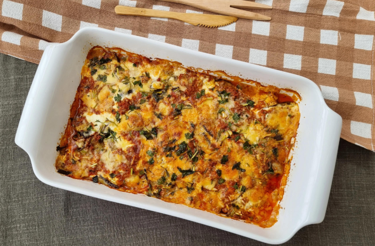 Lasanha de berinjela low carb
