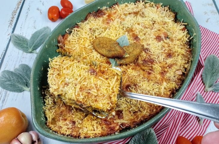 Lasanha de peixinho da horta