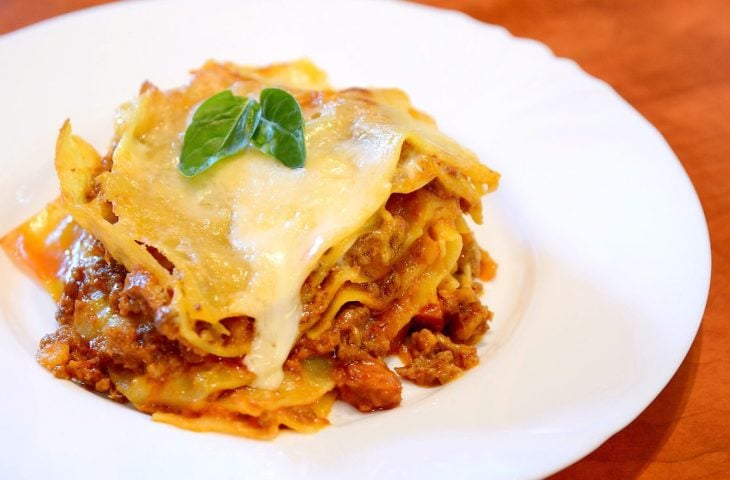 Lasanha de ragu de costela