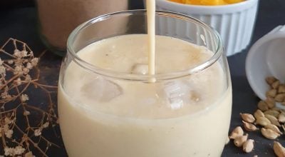 Lassi de manga com canela