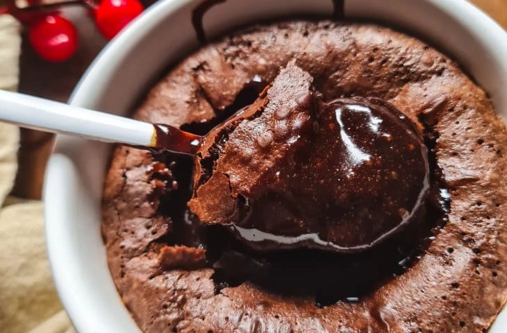 Lava cake saudável