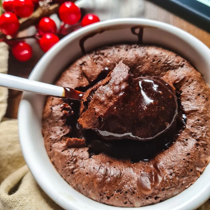 Lava cake saudável