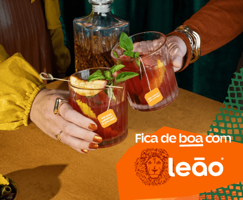 de boa com leão