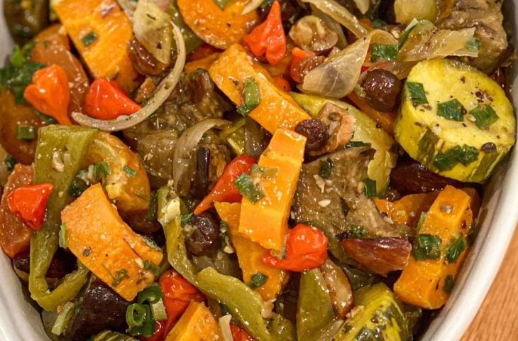 Legumes assados