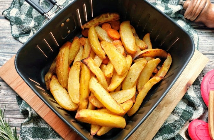 Legumes crocantes na airfryer