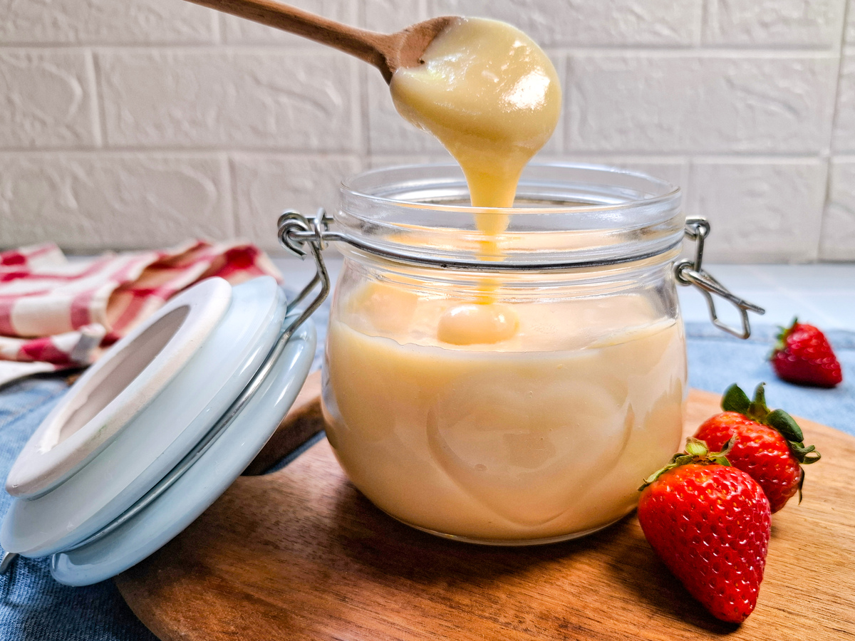 Leite condensado caseiro com 2 ingredientes