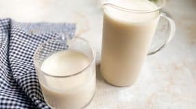 Leite de aveia caseiro