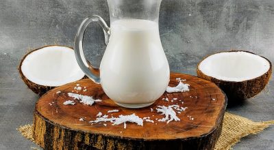 Leite de coco caseiro