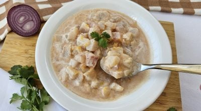 Leite de tigre com peixe
