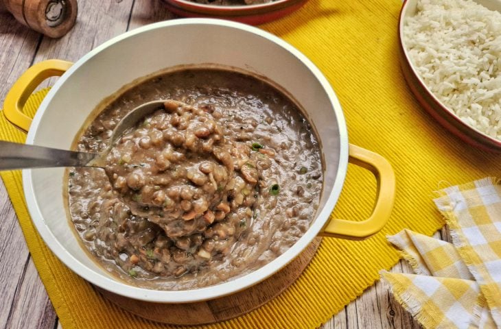 Lentilha com bacon