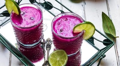 Limonada rosa de pitaya