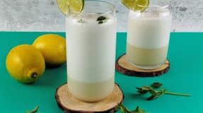 Limonada suíça com Iced Tea Limão