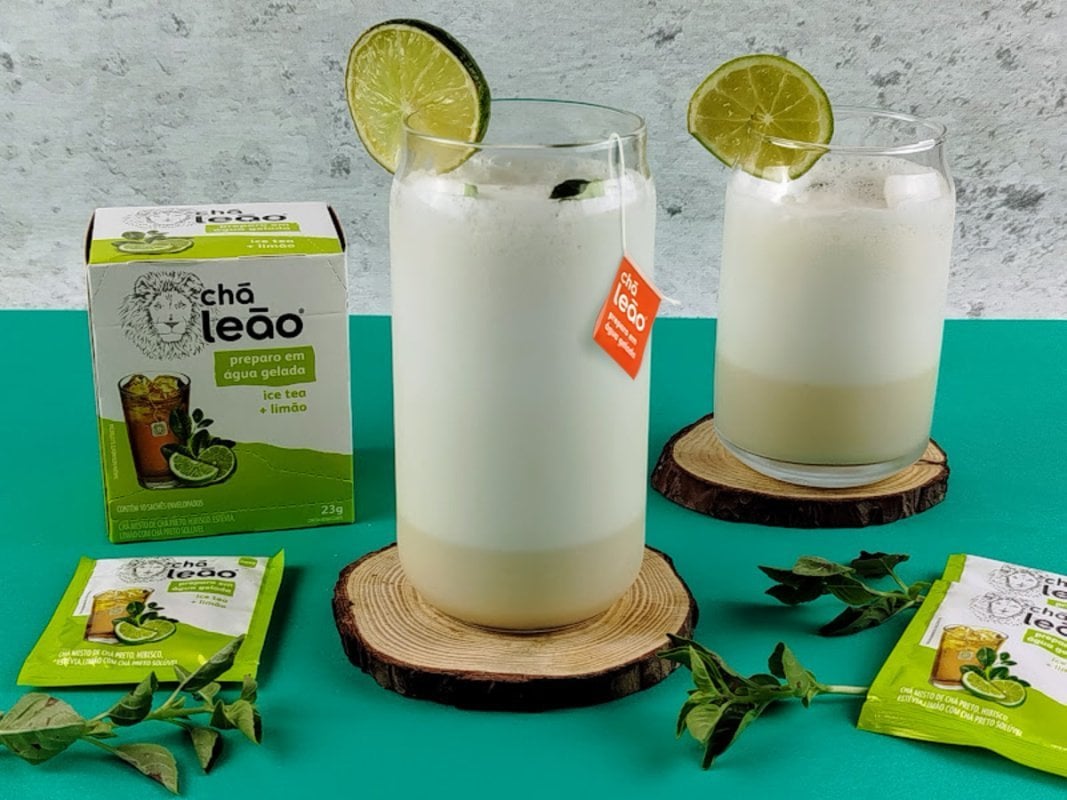 Limonada suíça com Iced Tea Limão