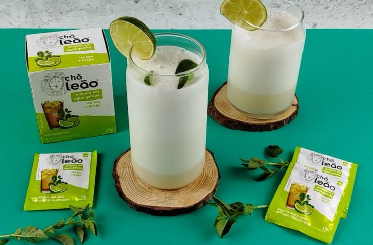 Limonada suíça com Iced Tea Limão