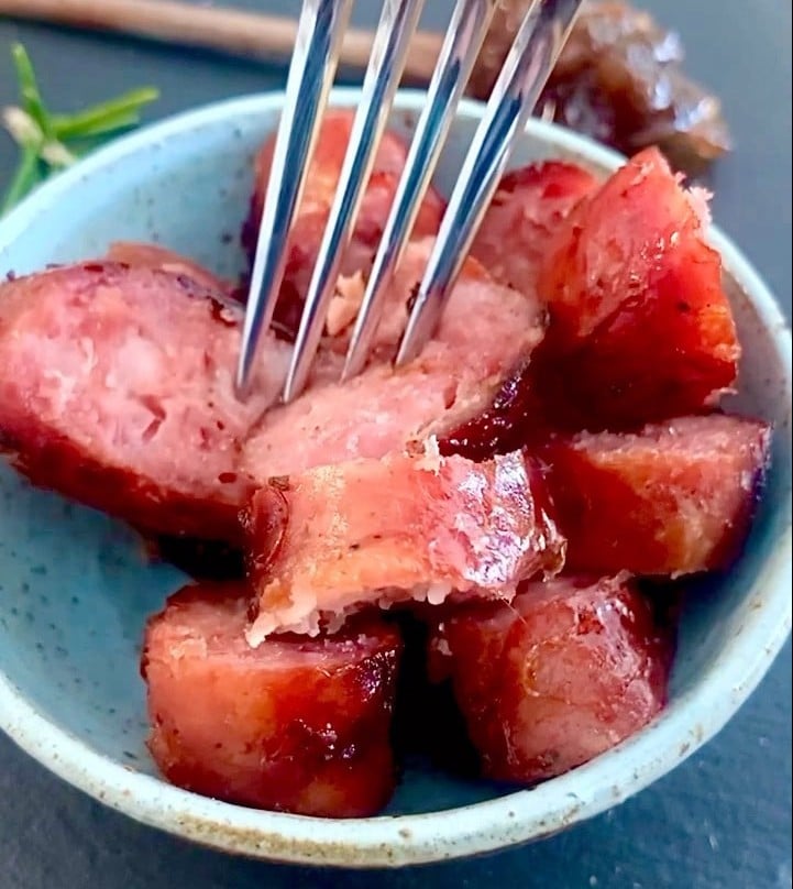 Linguiça de churrasco no forno