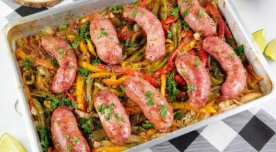 Linguiça no forno
