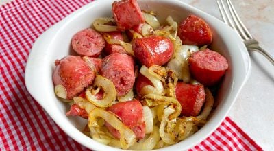 Linguiça toscana na air fryer