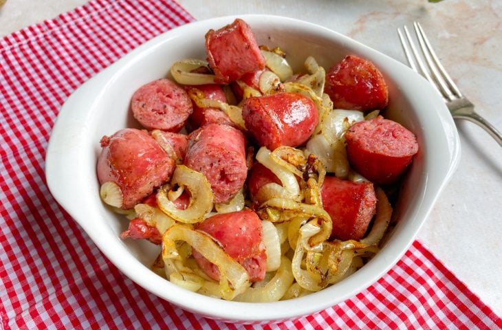 Linguiça toscana na air fryer