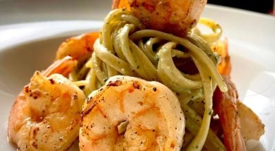 Linguine ao pesto cremoso