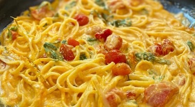 Linguine com molho de alho