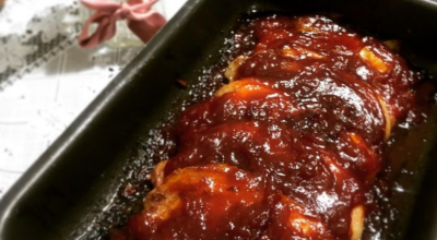 Lombo com molho barbecue