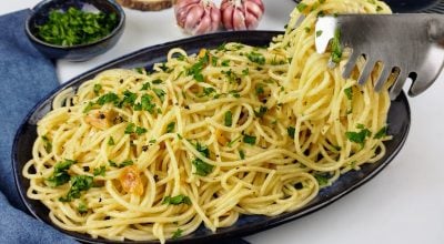 Macarrão alho e óleo simples