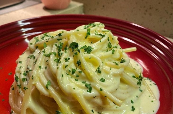 Macarrão ao creme de limão