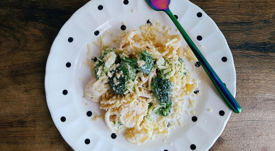 Macarrão com brócolis