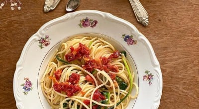 Macarrão com tomate seco