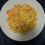 Macarrão cremoso com camarão - Foto de usuário